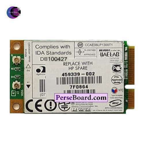 برد وای فای لپ تاپ WLAN Anatel Mini PCI DB100427 Express مستطيلی پرسه برد