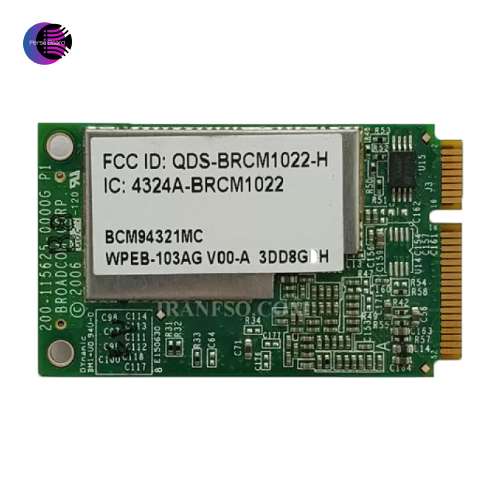 برد وای فای لپ تاپ WLAN Broadcom Mini PCI 4324A-BRCM1022-H Express مستطيلی پرسه برد