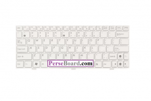 کیبورد لپ تاپ ایسوس Eee PC 1004-1005 سفید-با فریم فلت پهن