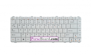 کیبورد لپ تاپ لنوو IdeaPad Y550 سفید پرسه برد